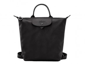 Longchamp Le Pliage Neo Clutch in Clementine Monogramming