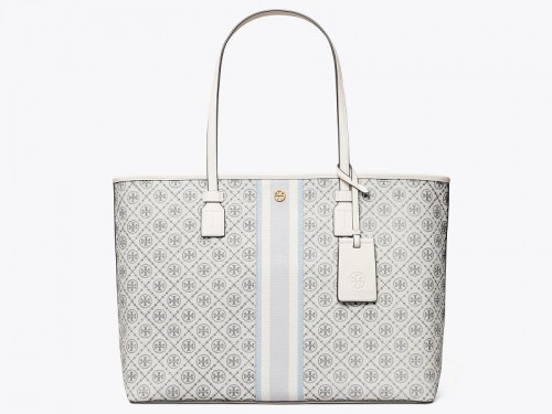 Tory Burch, Bags, Tory Burch T Monogram Coated Canvas Small Tote