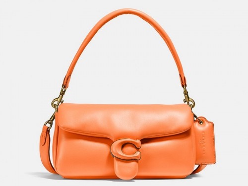 11767 COACH Tabby Pillow Shoulder Bag CANDIED ORANGE