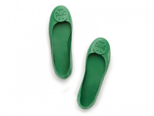 TORY BURCH SHOES TORY BURCH Minnie Flats EMERALD GREEN |