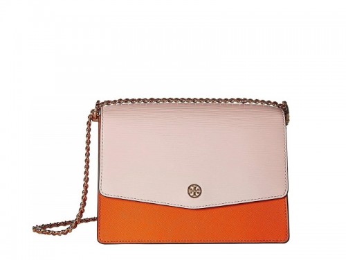 Tory Burch 54654 Robinson Convertible Shoulder Bag Shell Pink for sale  online