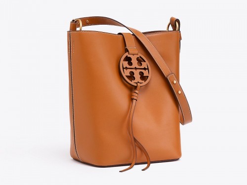 Tory Burch MILLER TOTE SET - Handbag - leccio/brown 