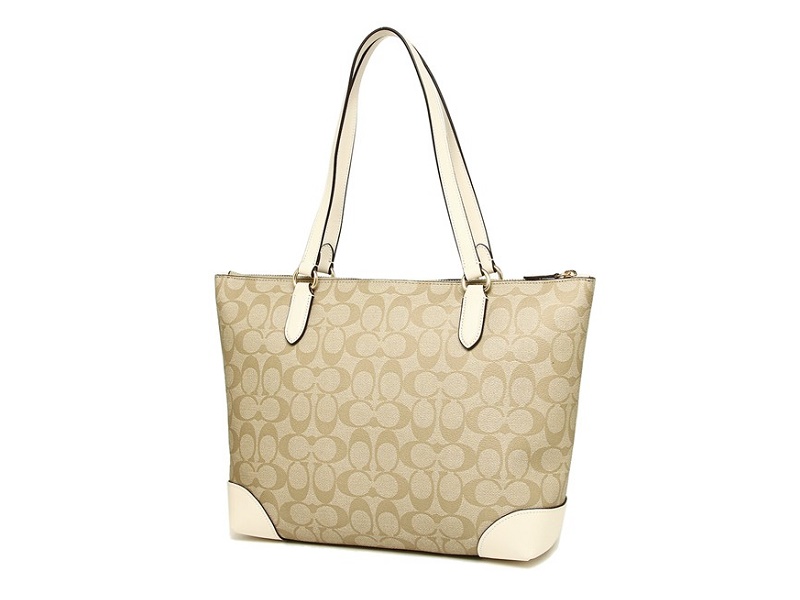 Coach sig zip deals tote f29208