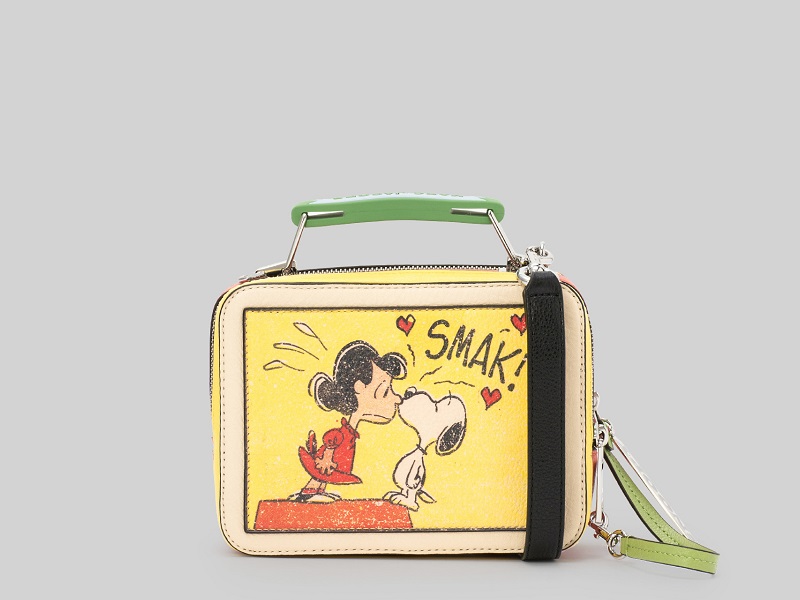 13323 MARC JACOBS X PEANUTS The Mini Box Bag YELLOW MULTI