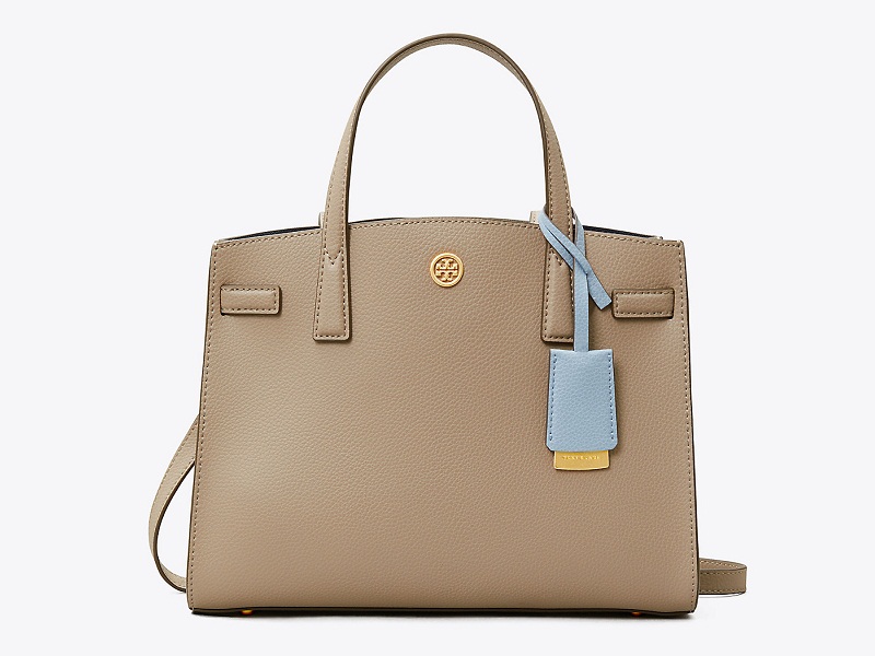 Tory burch walker small leather 2024 satchel