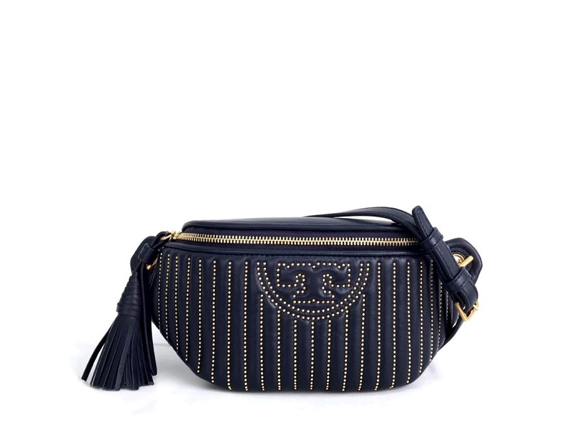 TORY BURCH TORY BURCH Fleming Stud Belt Bag NAVY |