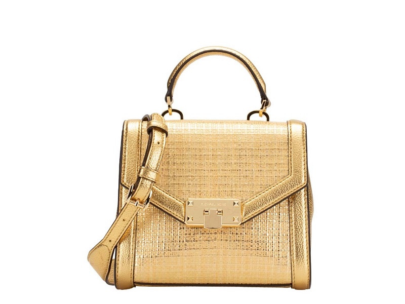 9708 MICHAEL KORS Kinsley XS Satchel GOLD