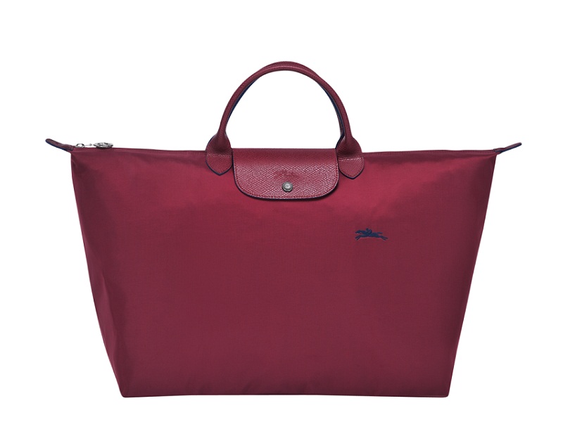 Longchamp le pliage discount club garnet red