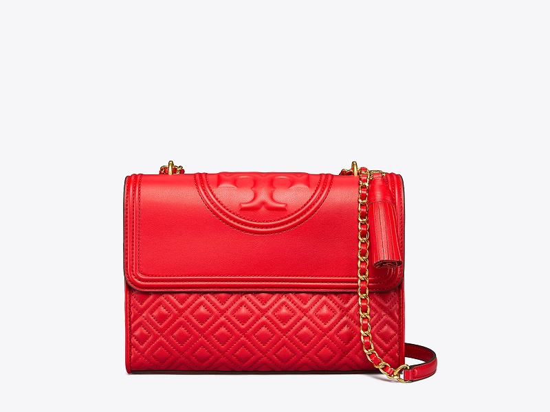 Tory burch 2024 fleming bag red