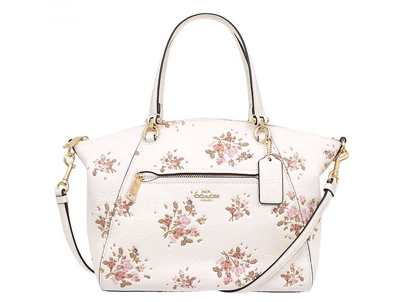 Prairie satchel with rose bouquet online print