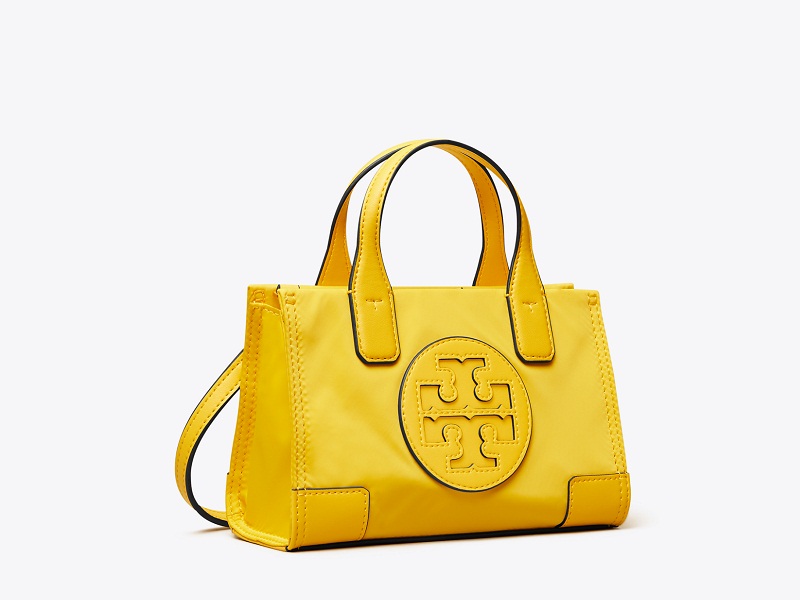 Tory Burch Ella Nylon Mini Tote Limone