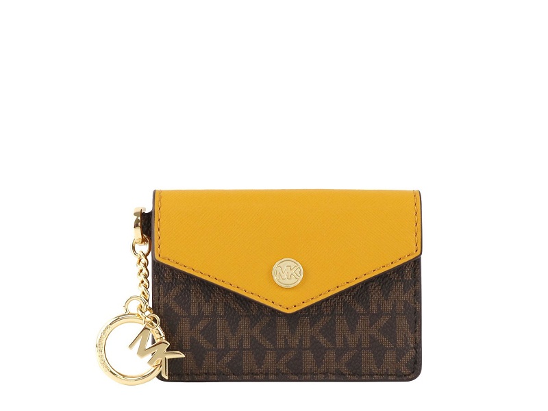 michael michael kors small monogram card case