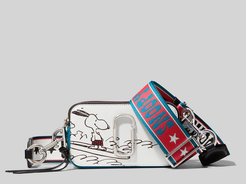 13322 MARC JACOBS X PEANUTS The Snapshot WHITE MULTI |