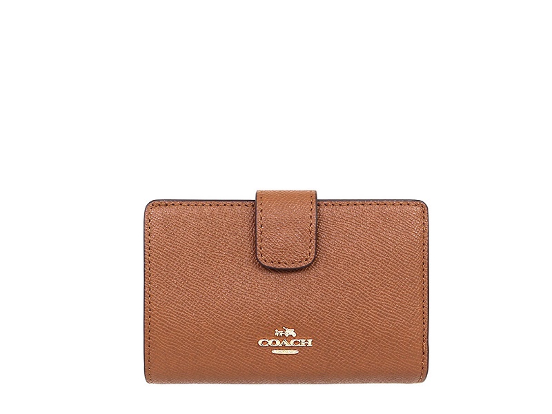 coach wallet light saddle