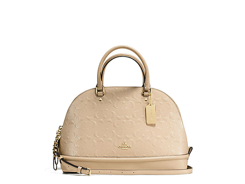 Coach mini deals sierra embossed