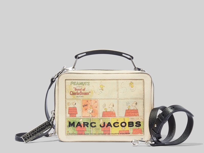 13205 MARC JACOBS X PEANUTS The Mini Box Bag WHITE MULTI |