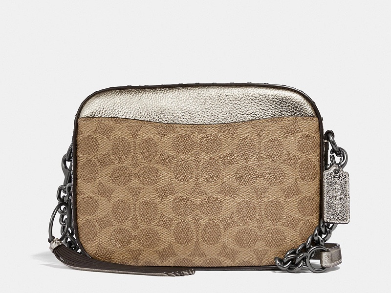 coach snakeskin handbag