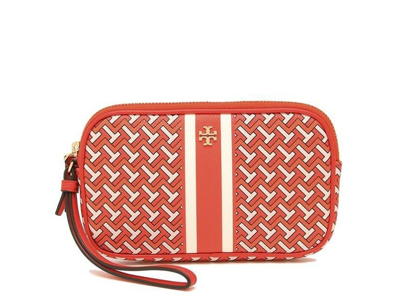 10275 TORY BURCH T Zag Wristlet RED |