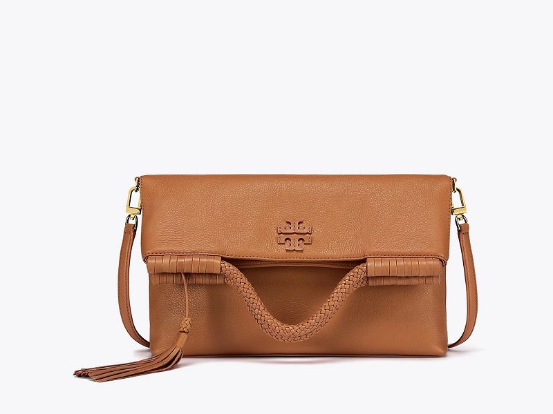 Tory burch taylor sales tote saddle