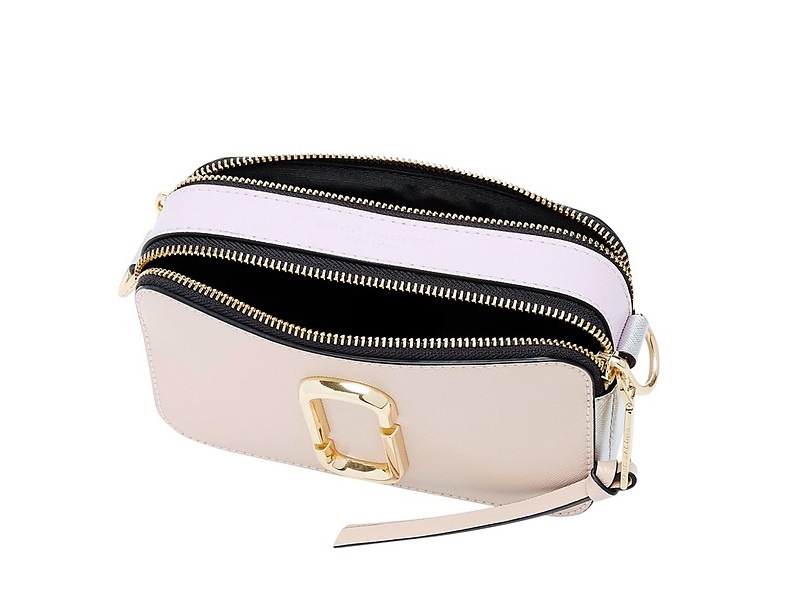 MID YEAR SALE MARC JACOBS Snapshot Camera Bag PALE PINK MULTI