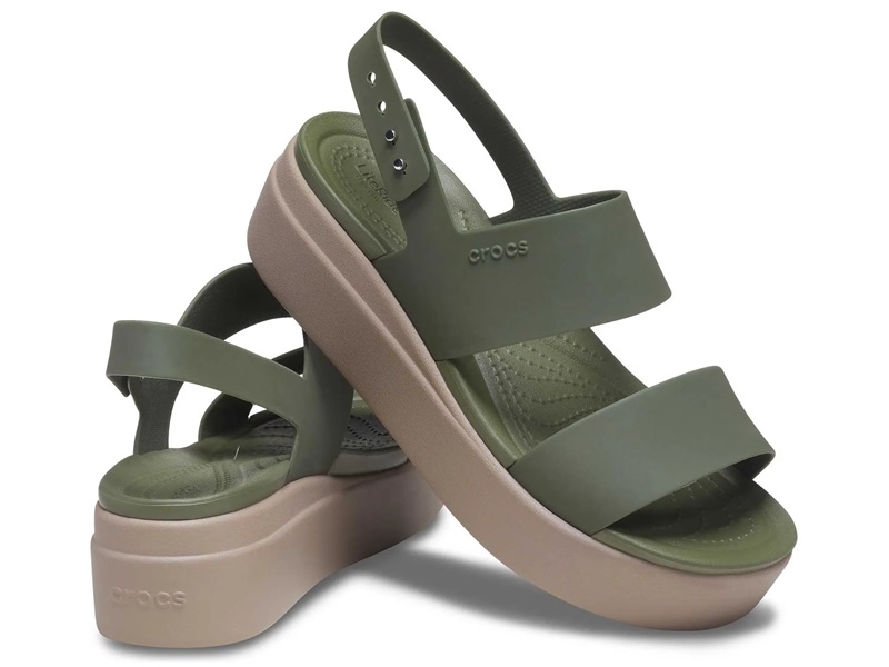 Army green cheap wedges