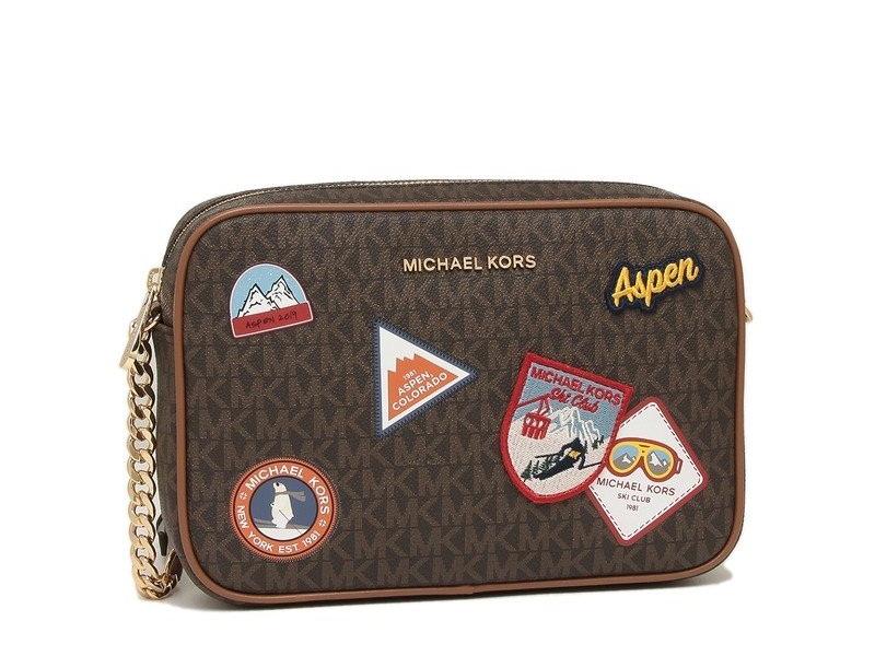 MICHAEL KORS BAGS MICHAEL KORS Large Crossbody ASPEN Patches LOGO