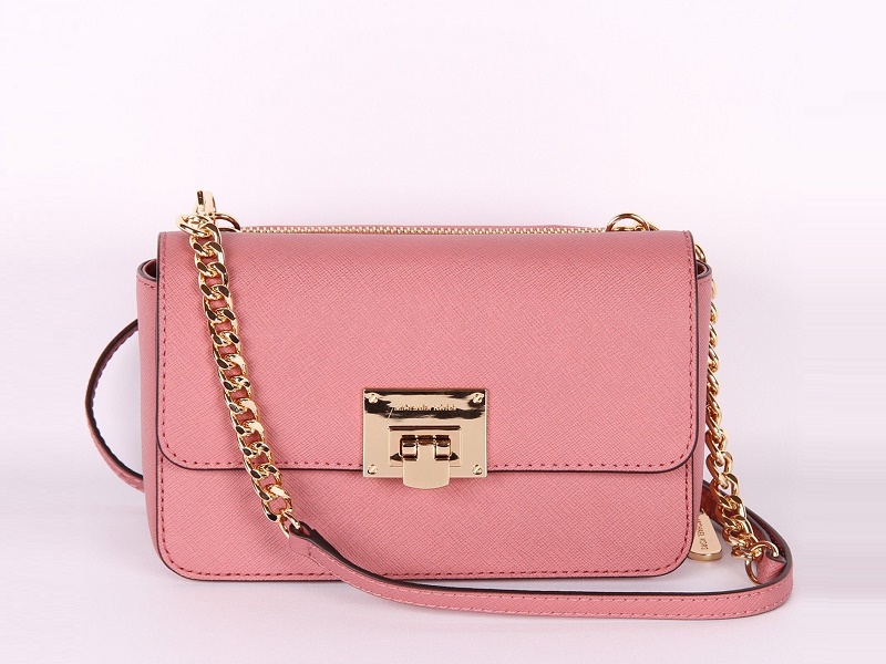 8661 MICHAEL KORS Tina Wallet Clutch Crossbody ROSE