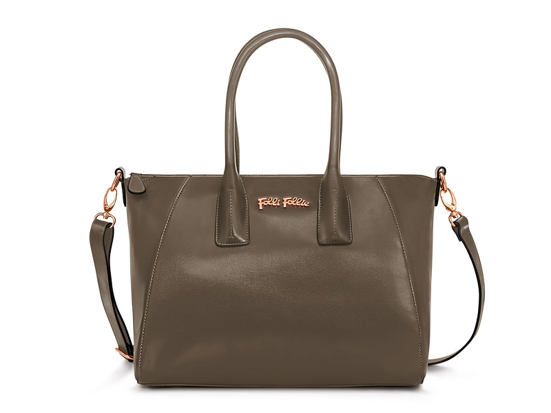 7756 FOLLI FOLLIE Boston Bag WINTER DARK GREY