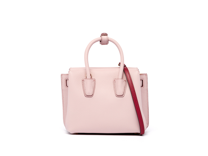 MCM Milla Mini Tote Bag In Blush Pink Park Avenue Leather