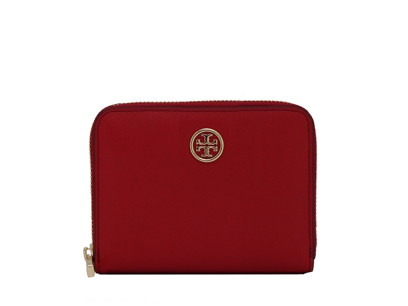 6393 TORY BURCH Robinson Zip Coin Case RED |