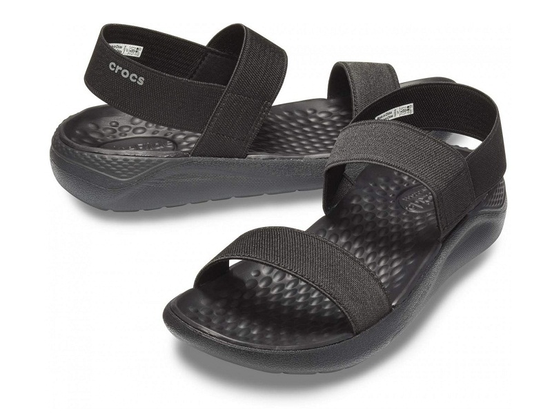 Crocs literide best sale sandal black