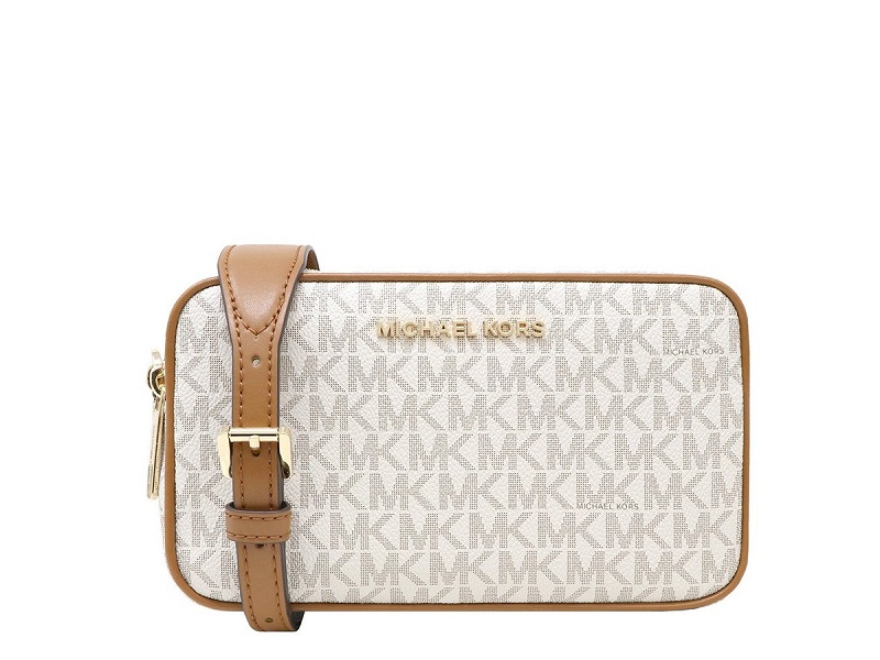 7872 MICHAEL KORS Connie Small Camera Bag Signature VANILLA ACORN |