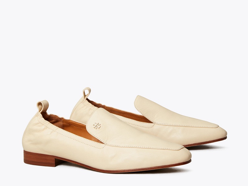 Tory burch discount cream loafers