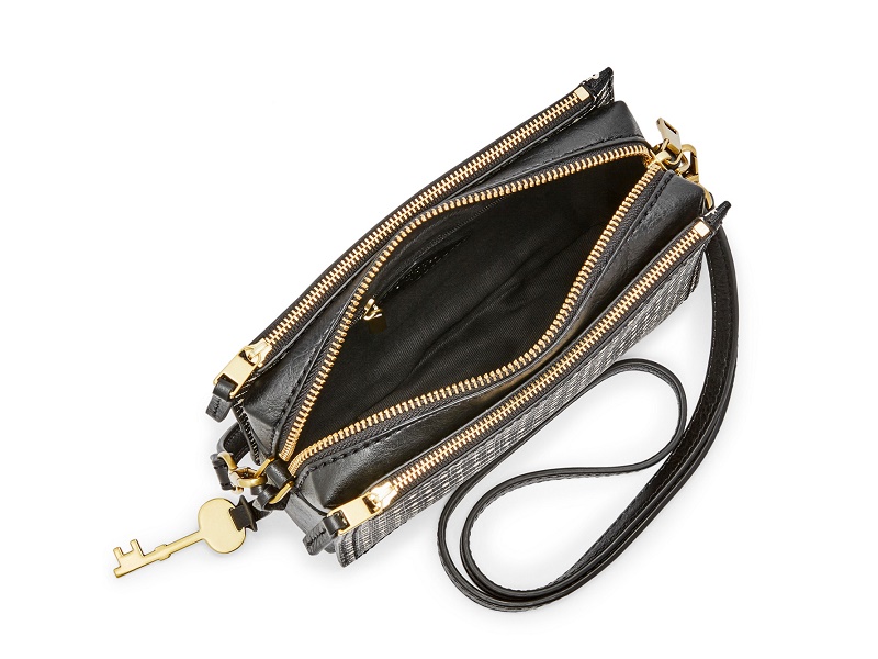 FOSSIL FOSSIL Campbell Crossbody BLACK STRIPE