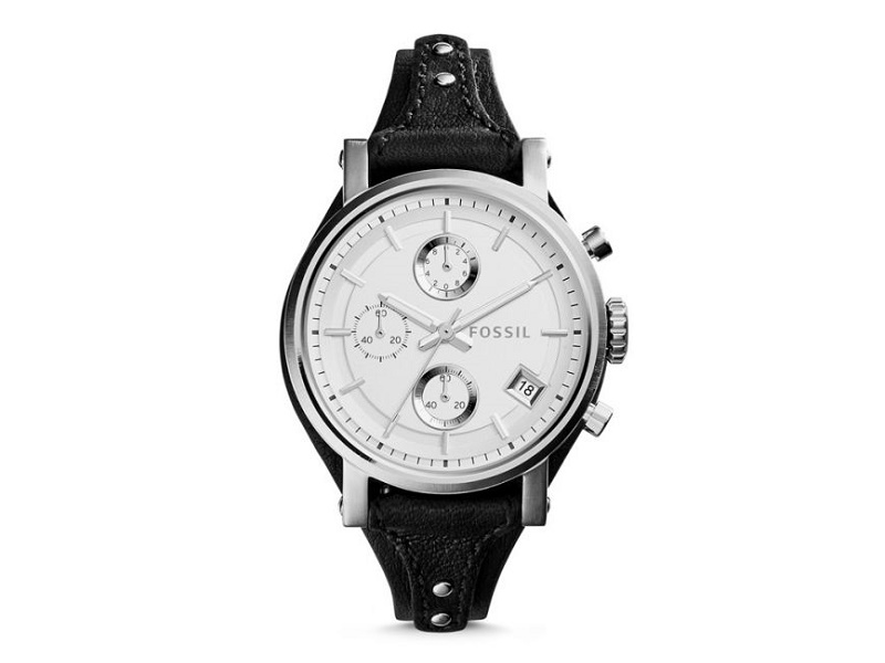 Fossil boyfriend deals watch black