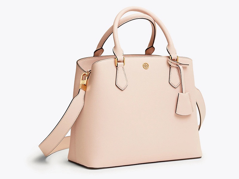 Tory Burch Robinson Small Tote- Shell Pink