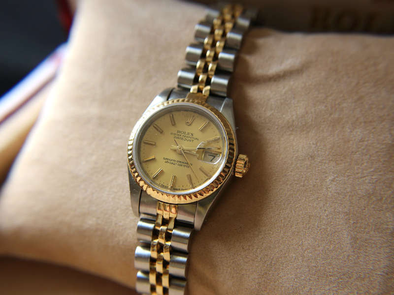 rolex datejust 26 two tone