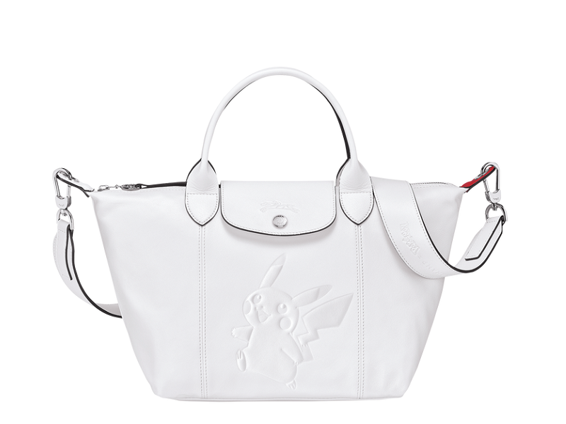 Longchamp white leather online bag