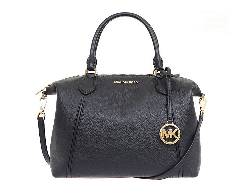 michael kors lita medium two tone logo