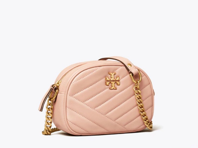 Kira Chevron Shoulder Bag In Pink Moon
