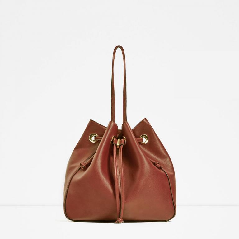 Zara convertible best sale bucket bag