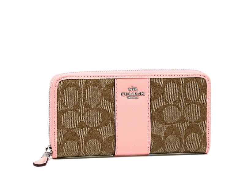 double zip around wristlet wallet