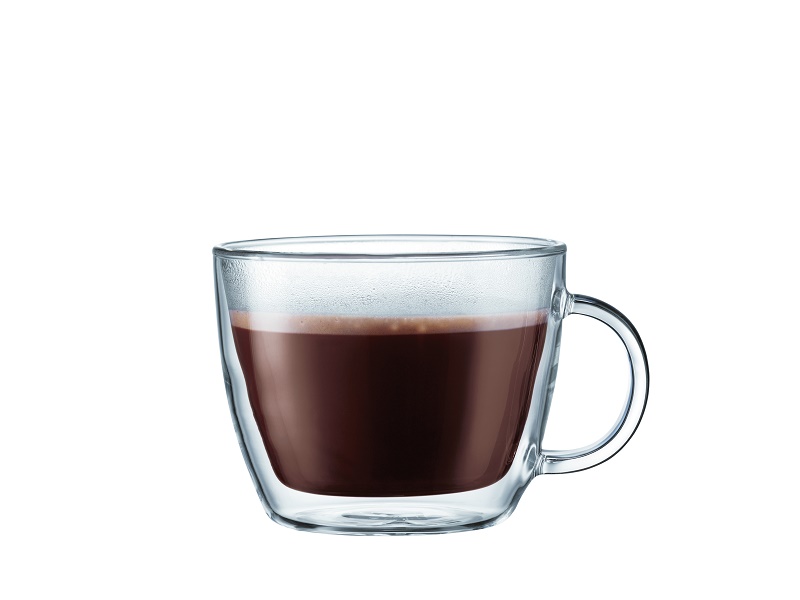 Bodum Bistro Double Wall Coffee Mugs - 10 or 15 ounces