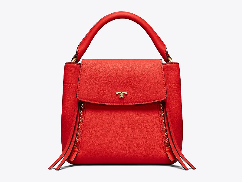 TORY BURCH TORY BURCH Half Moon Crossbody POPPY ORANGE |