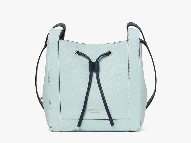 Kate Spade Grab Small Bucket Crossbody Blue Glow Turquoise Multi – Gaby's  Bags