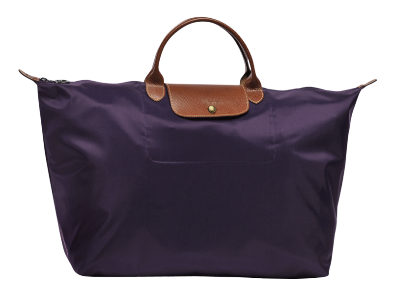 Longchamp Le Pliage Recycled Canvas Backpack, Bilberry at John Lewis &  Partners