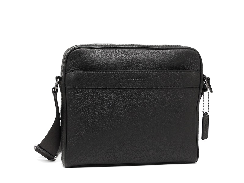 5665 COACH F24876 Charles Camera Bag BLACK