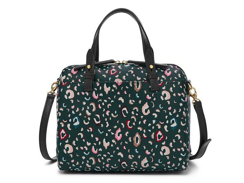 Fossil rachel discount satchel green multi