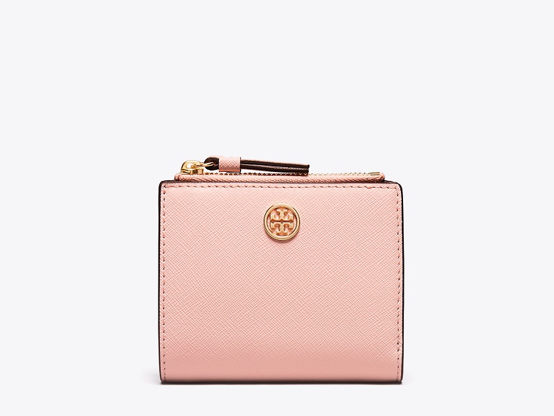 Tory Burch Pale Apricot Robinson Small Top-Handle Satchel Bag at FORZIERI